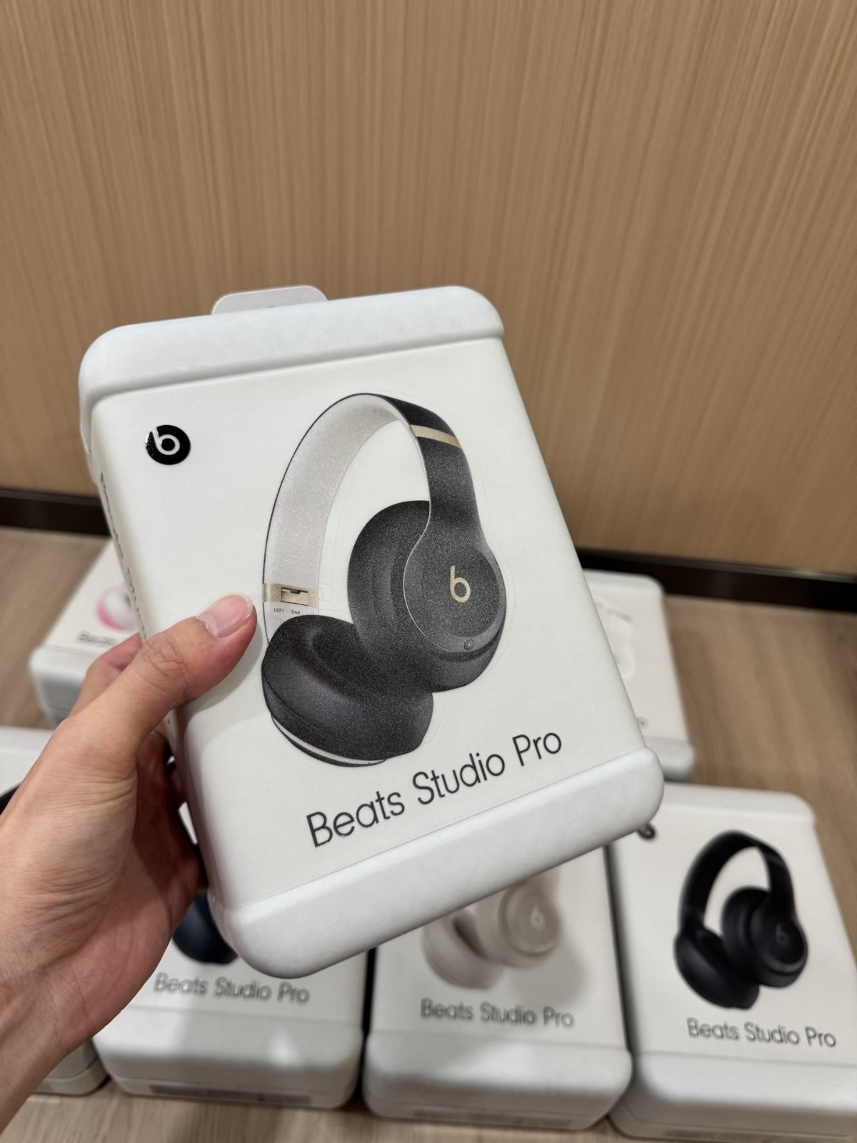 New Beats By Dr. Dre Studio Pro Wireless Over-Ear Headphones - Black/Gold Color