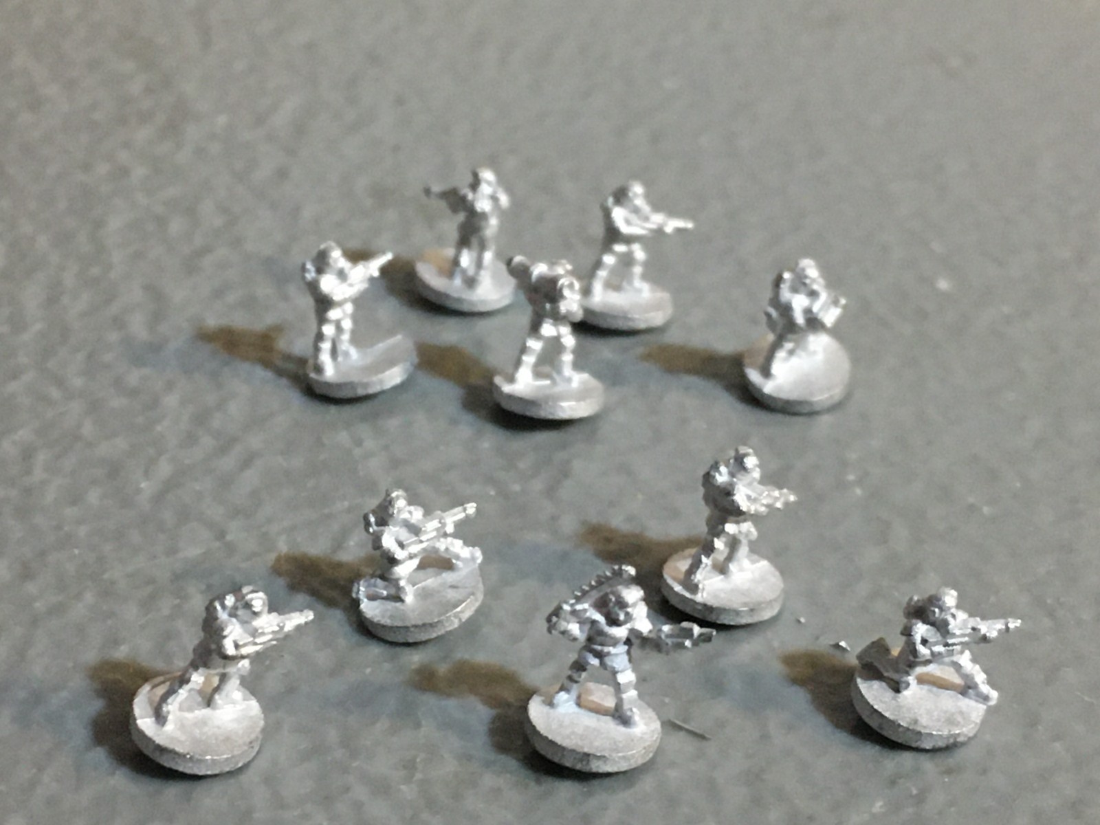 A33298 WARHAMMER EPIC 40K IMPERIAL GUARD IG METAL STORMTROOPER 10 PC RARE GW