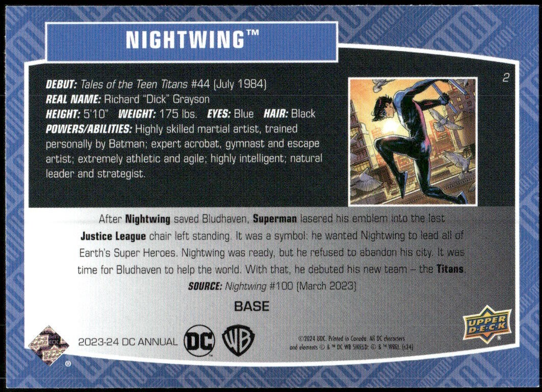 2023-24 Upper Deck DC Annual - Base - Complete your set