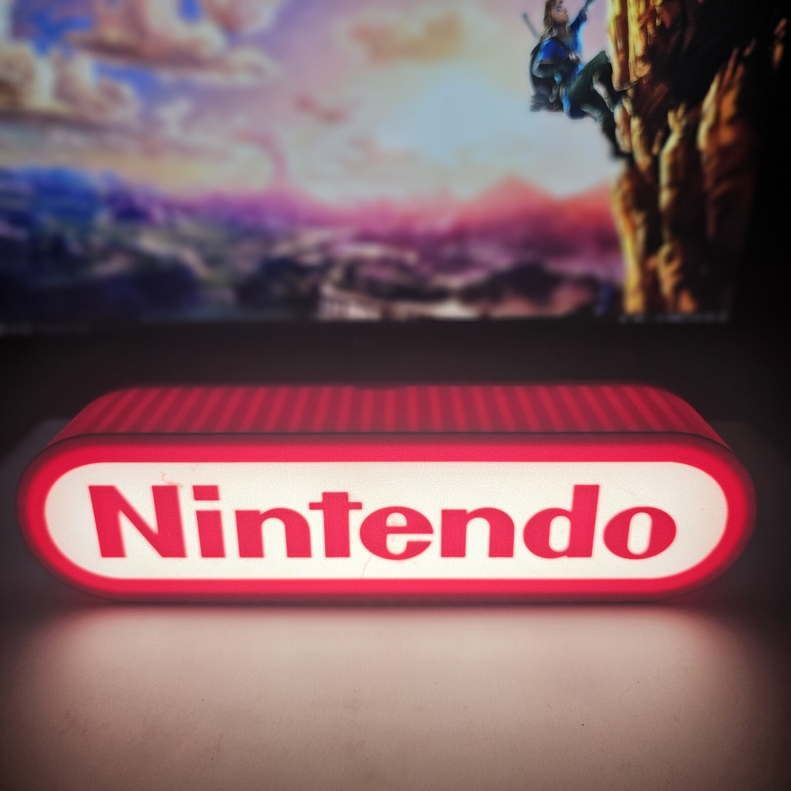 Nintendo 3d Printed Led Sign