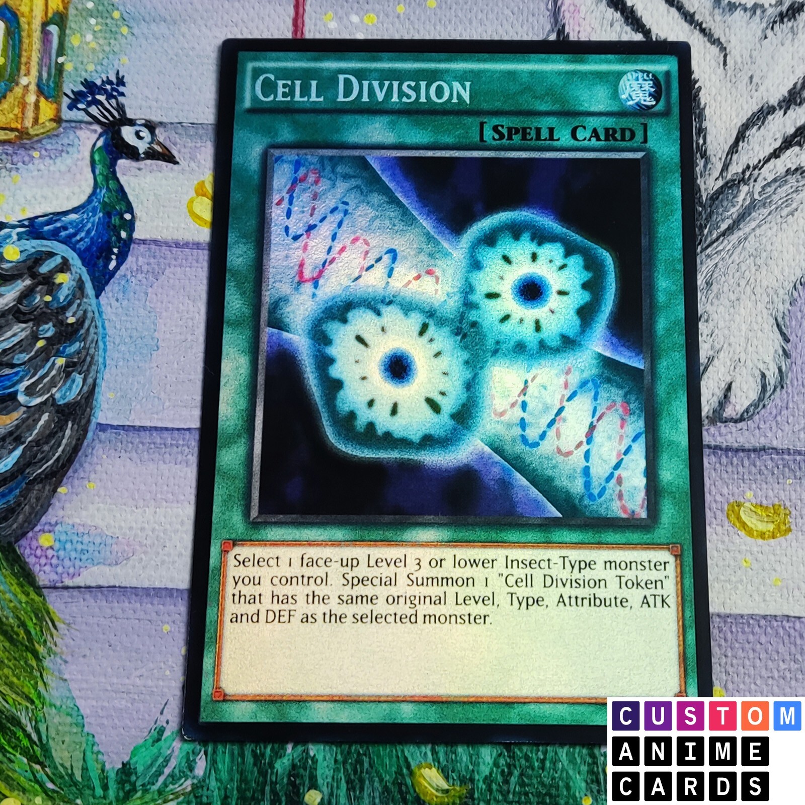 Cell Division ANIME EFFECT HOLO card