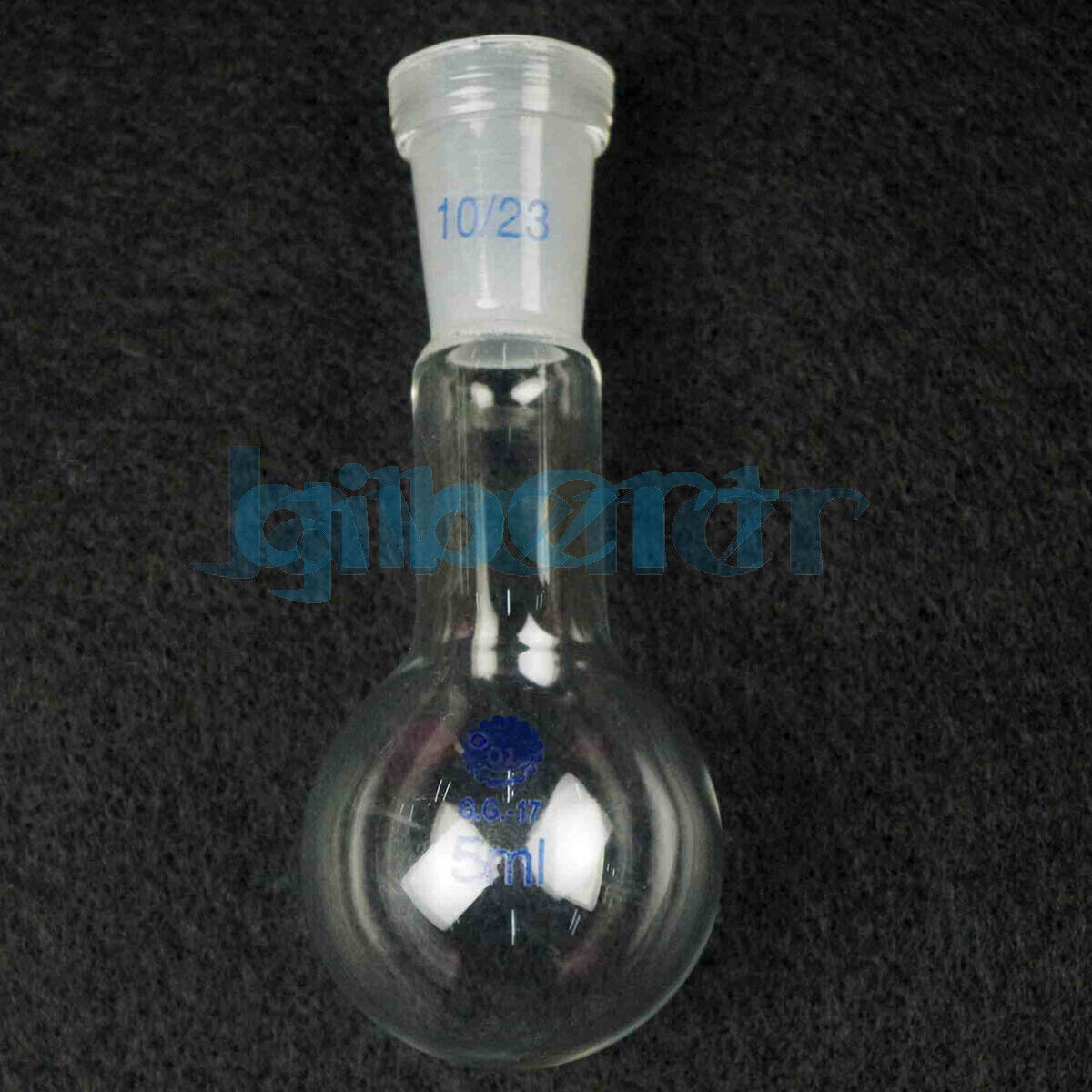 5ml 10# Joint Socket Borosilicate Glass Flask Round Bottom Single Short Neck Lab