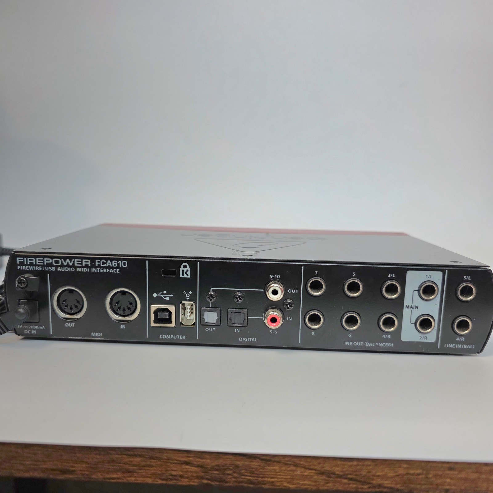 Behringer Firepower FCA610 FireWire USB Audio MIDI Interface READ DESCRIPTION