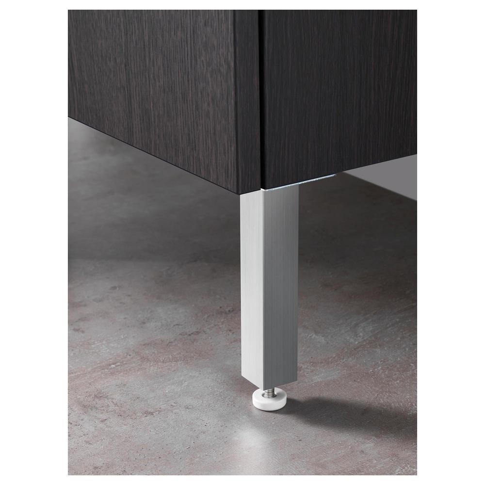 IKEA LILLÅNGEN Adjustable Furniture Legs 16–17cm Set of 4 003.220.53 – NEW