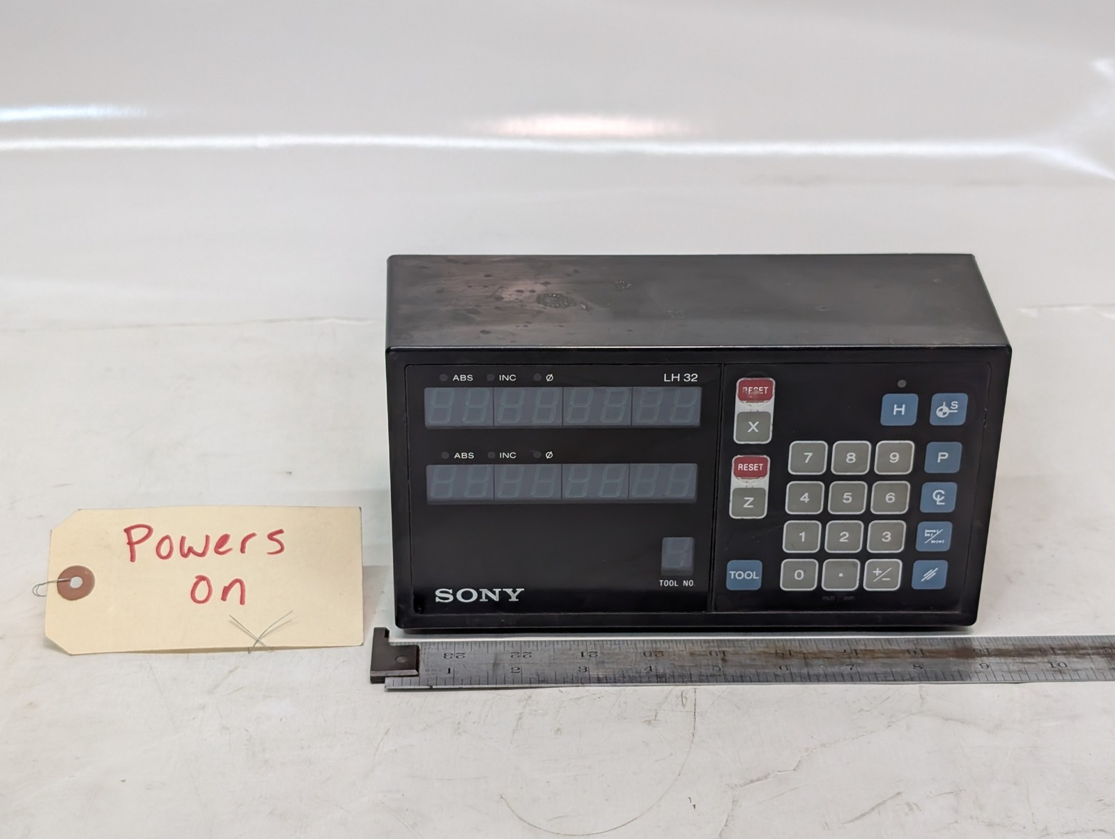 Sony LH32-2 Magnescale digital readout DRO 2-axis measuring unit, no power cable
