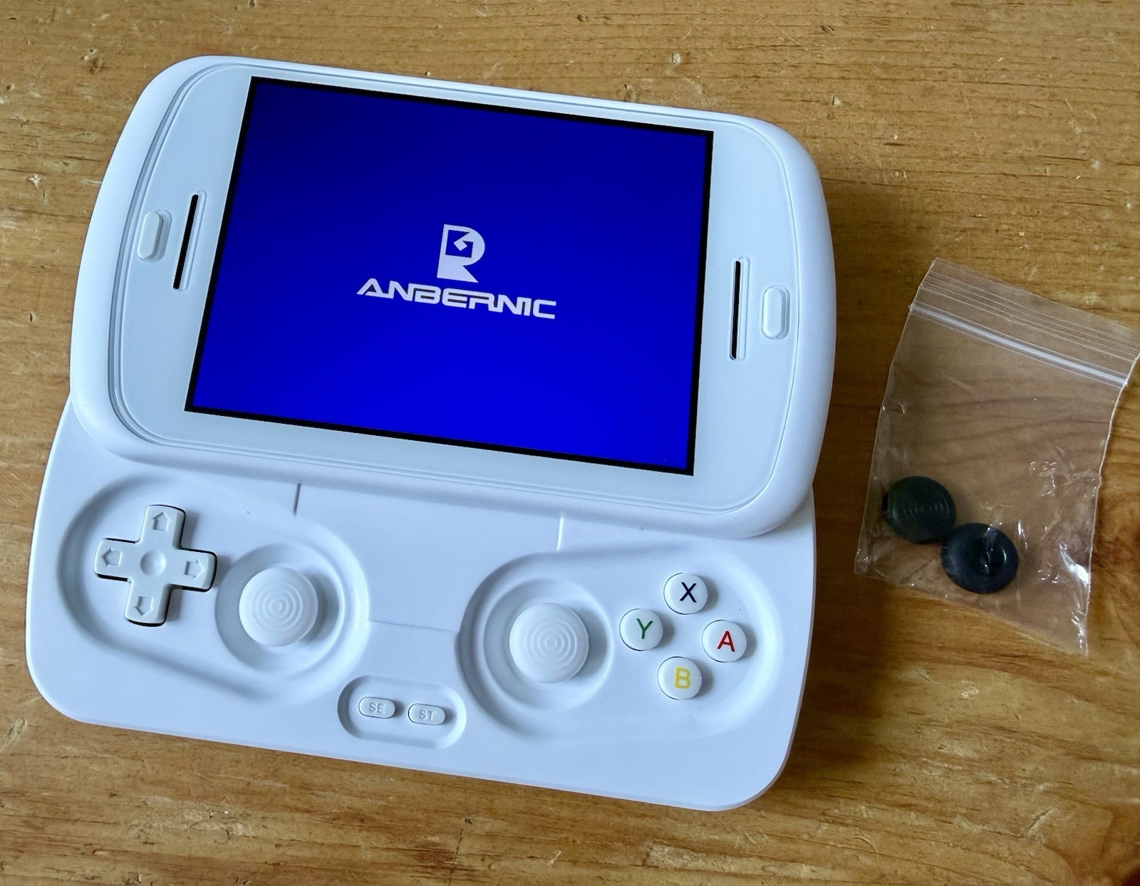 Anbernic RG Slide - New, Not Setup, w/ Screen Protector and Thumbstick Grips