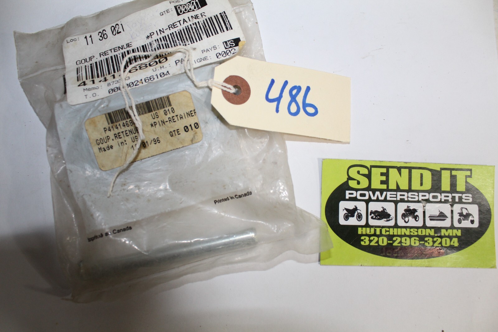 S13	NOW Bombardier	Retaining Pin	414146800
