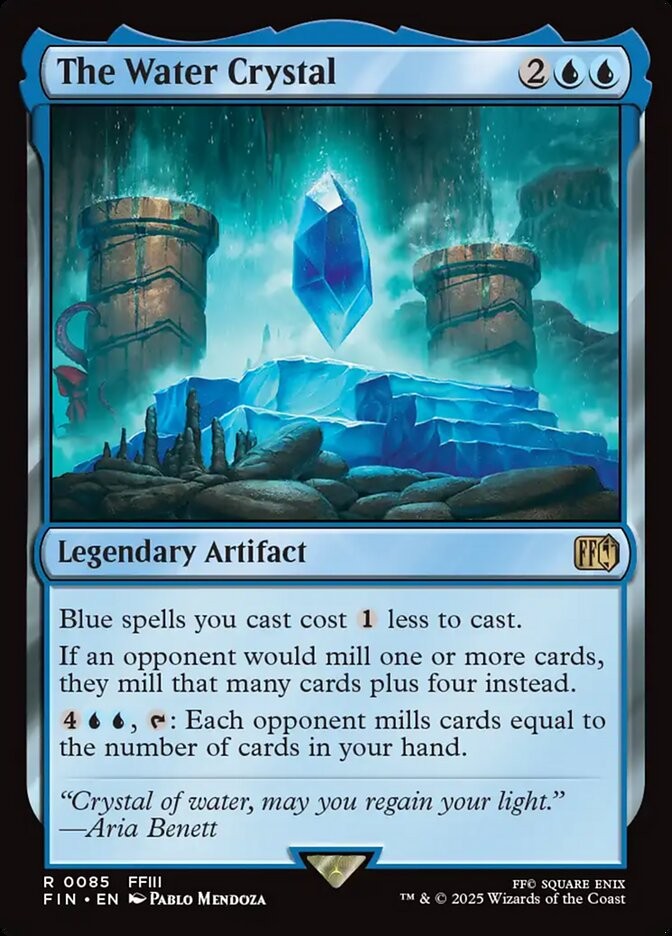 MTG Magic the Gathering The Water Crystal (85/781) Final Fantasy LP