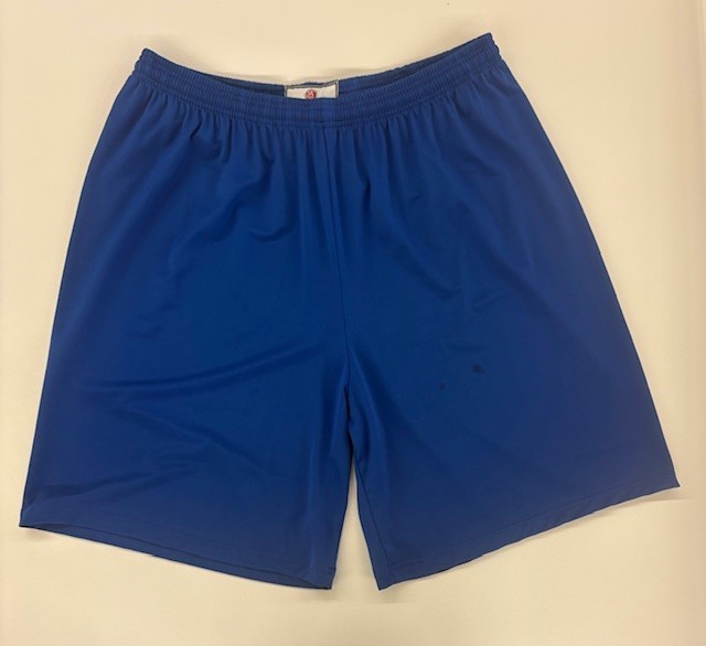 9" MOISTURE MANAGEMENT SHORTS-ROYAL-XS