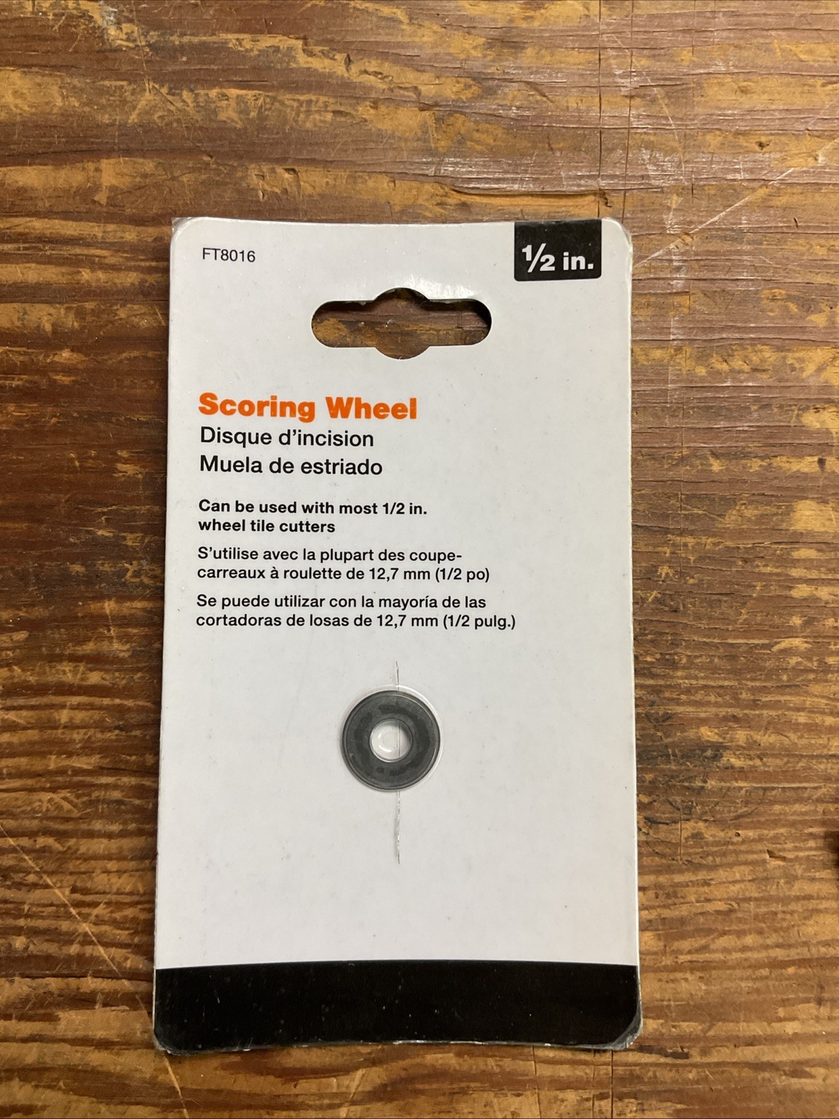 Scoring Wheel FT8016 1/2in.