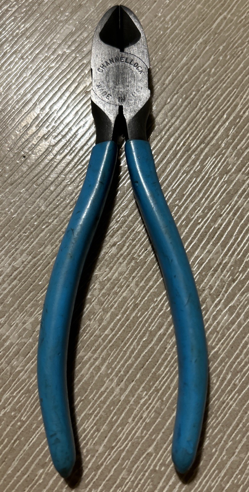 Vintage Channellock No.436 Diagonal Side Cutting 6" pliers made in USA