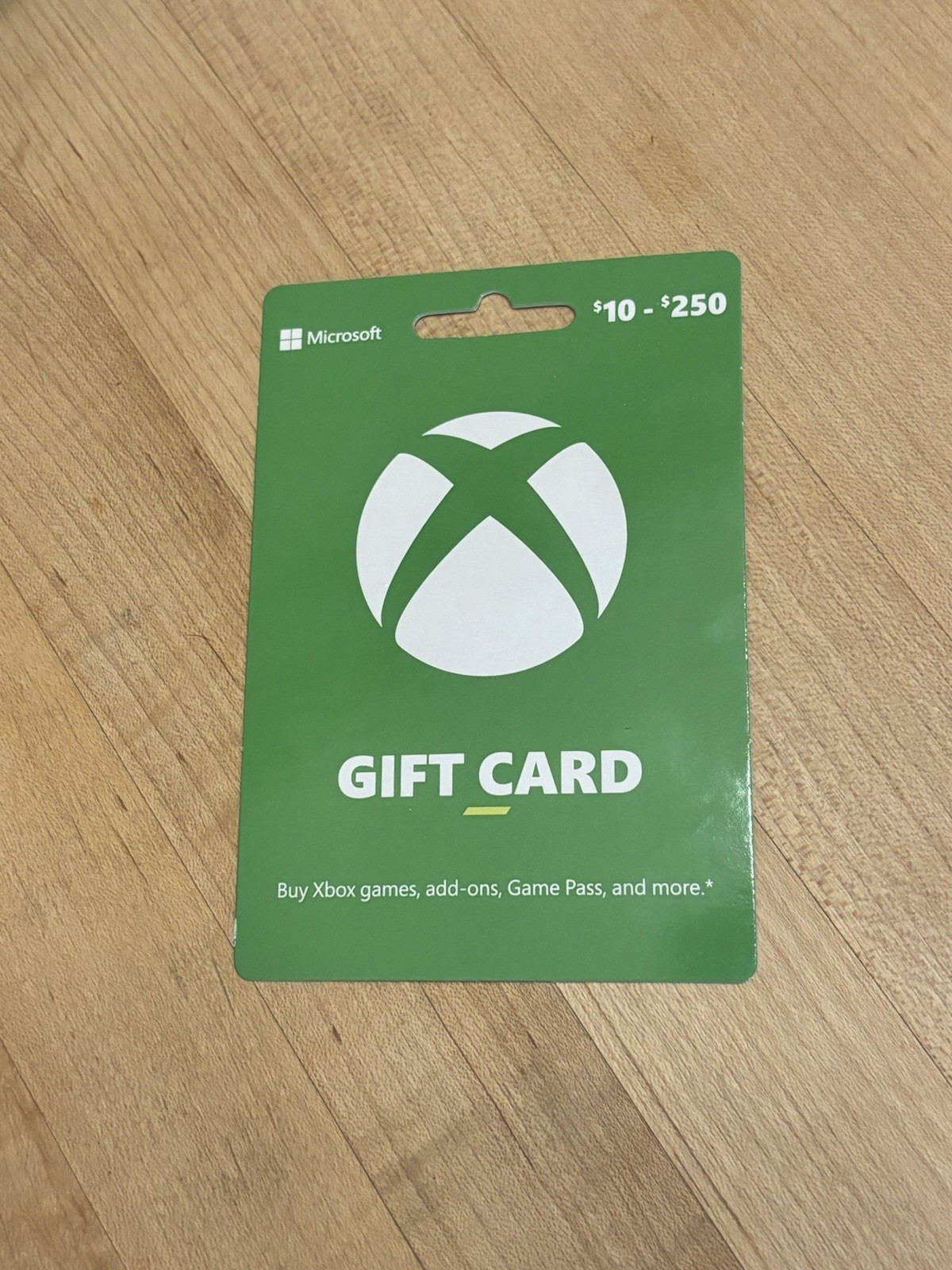 Microsoft Xbox Gift Card $250 US-Nationwide Physical Card