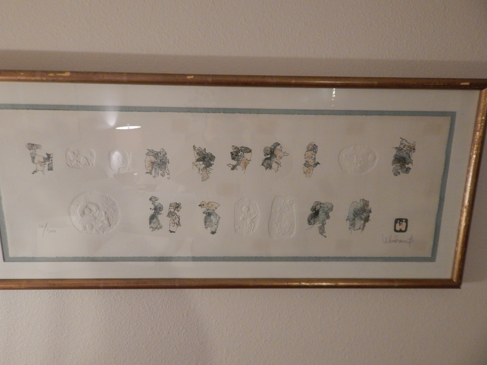 Listed Artist Original "Lebadangraphy" Hoi Lebadang Pencil Signed  Number 16/300