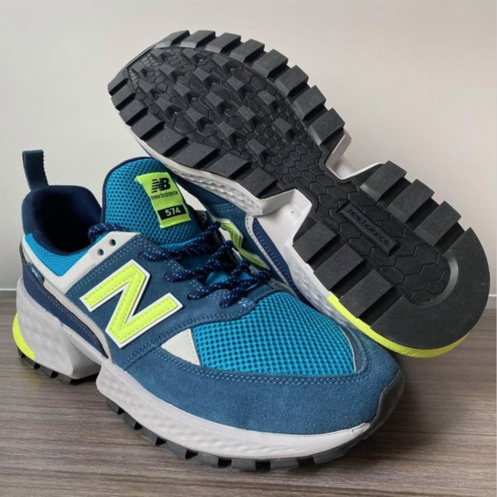 New Balance 574 Sport "Blue/Teal/Green" Men's Shoes Running MS574UE