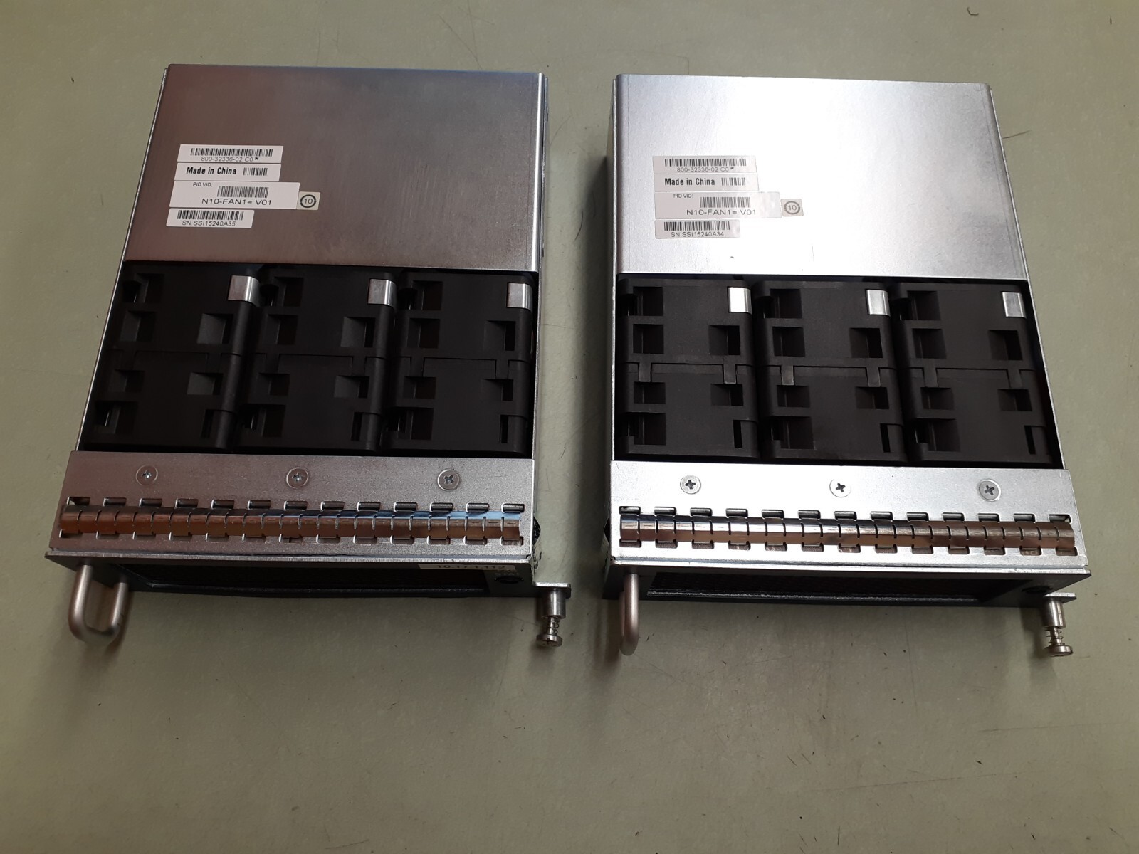 (2) Cisco N10-FAN1=V01 Fan Module 800-32336-02 C0 for 6120XP