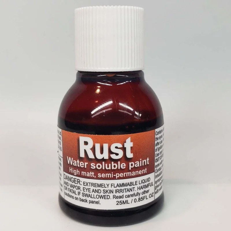 Dirty Down Rust (25ml) - Paint Effects Water-Soluble Matt Matte Paints YHP