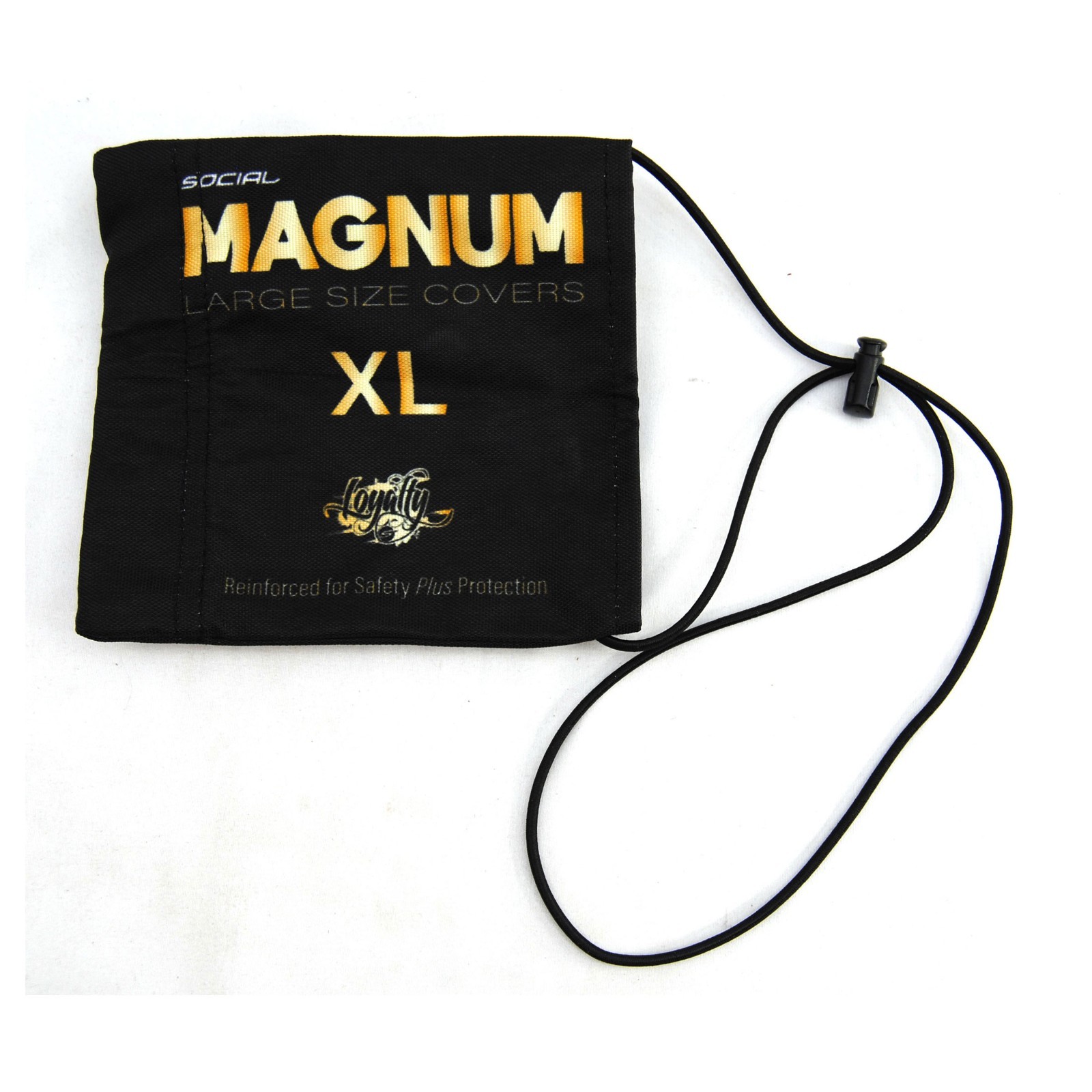 Social Paintball Barrel Cover w/ Elastic Cord BIG Extra Large XL Magnum Black