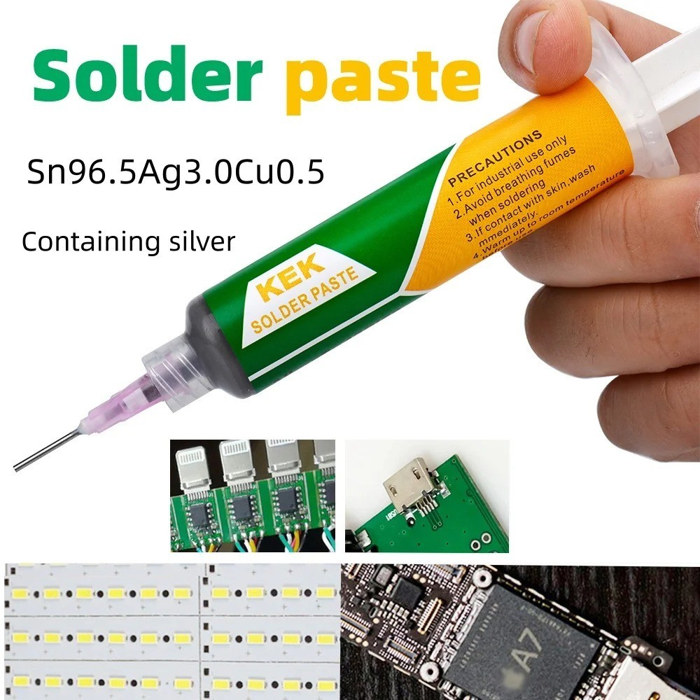 Lead-free Welding Paste Sn42bi58 SMD 138℃ Syringe No Clean Solder Paste Low Te