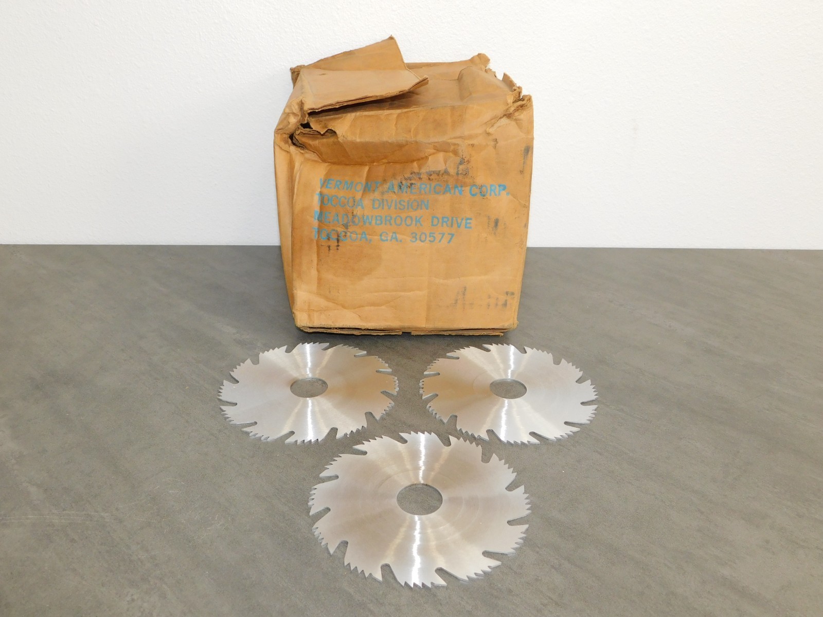 Lot of 3 NOS Vermont American 6" x 60T Saw Blades Bulk Unprinted