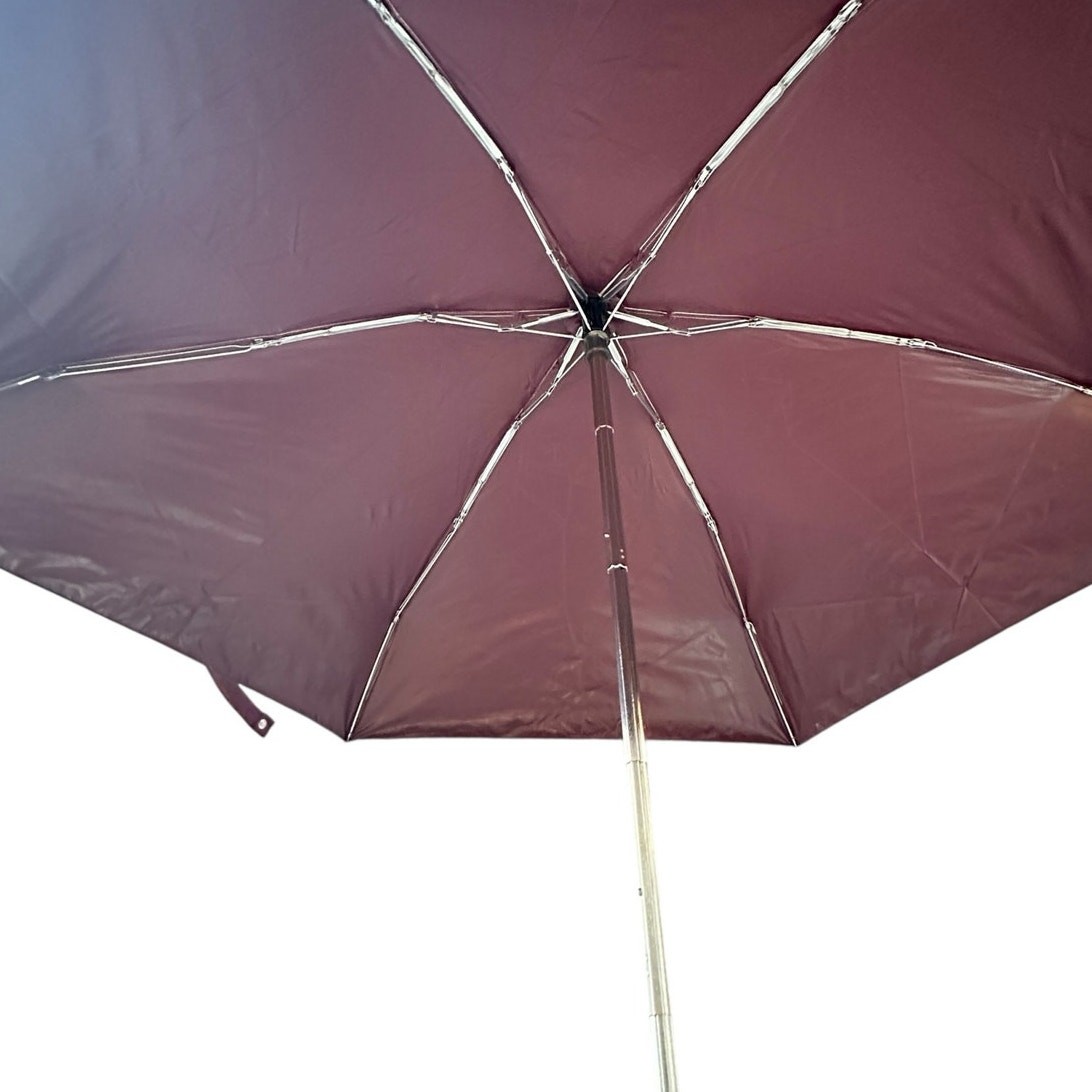 Coach Uv Protection Mini Umbrella With Cherry Print