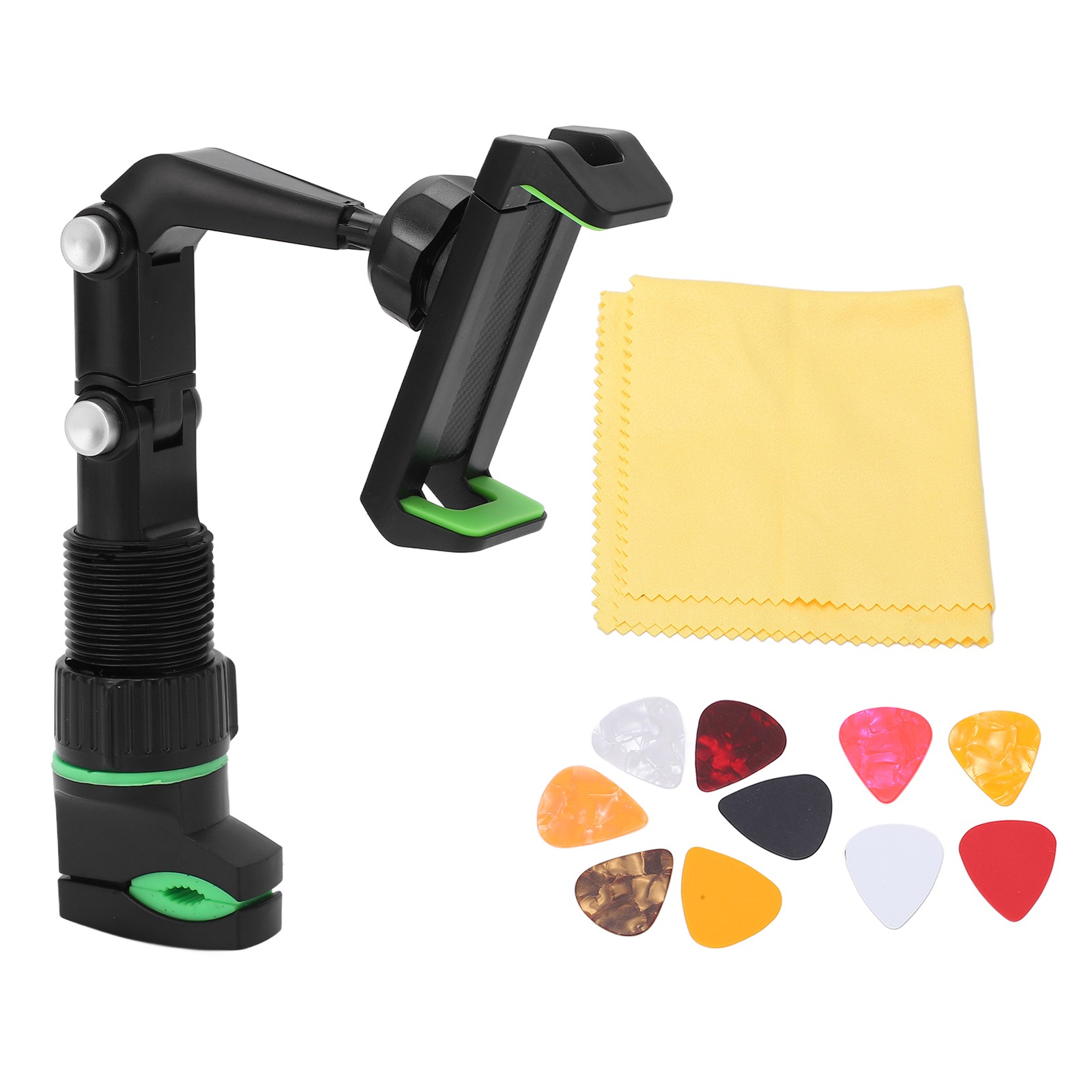 Multi-Function Instrument Bracket Stable Clamping Adjustable Angle Guitar Mount