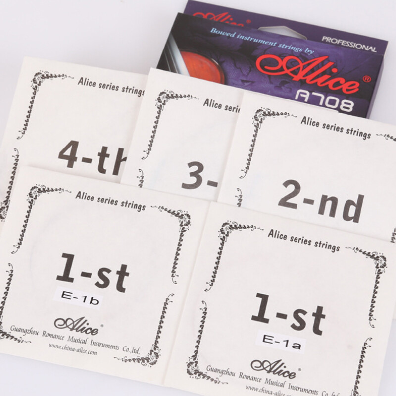 5 Sets Alice A708 Professional Violin Strings 5-string Set E-1a E-1b A-2 D-3 G-4