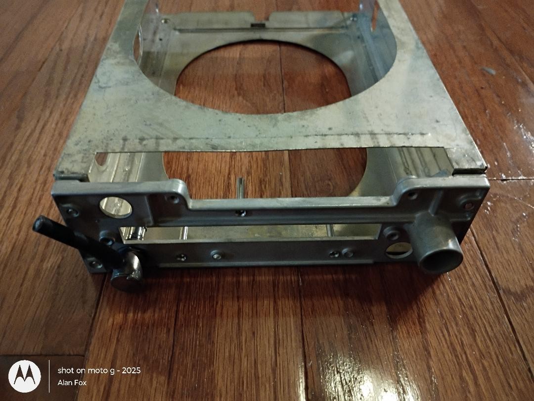 BENDIX KING KX 155A  KX 165A NAV/COM MOUNTING TRAY WITH BACKPLATE