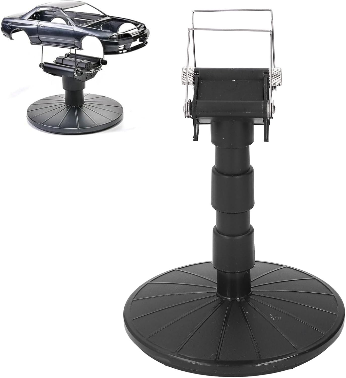 Spray Work Painting Stand Set, Model Painting Stand Base Holder, Adjustable H...