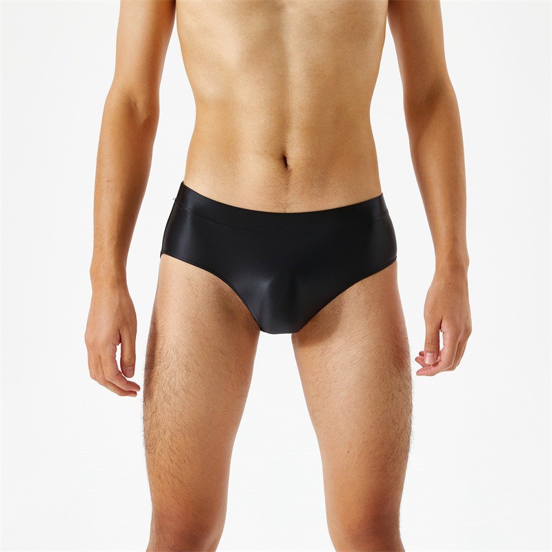 Underwear Satin Glossy Seamless Waist Spandex Shorts Silky Smooth New Sexy Men