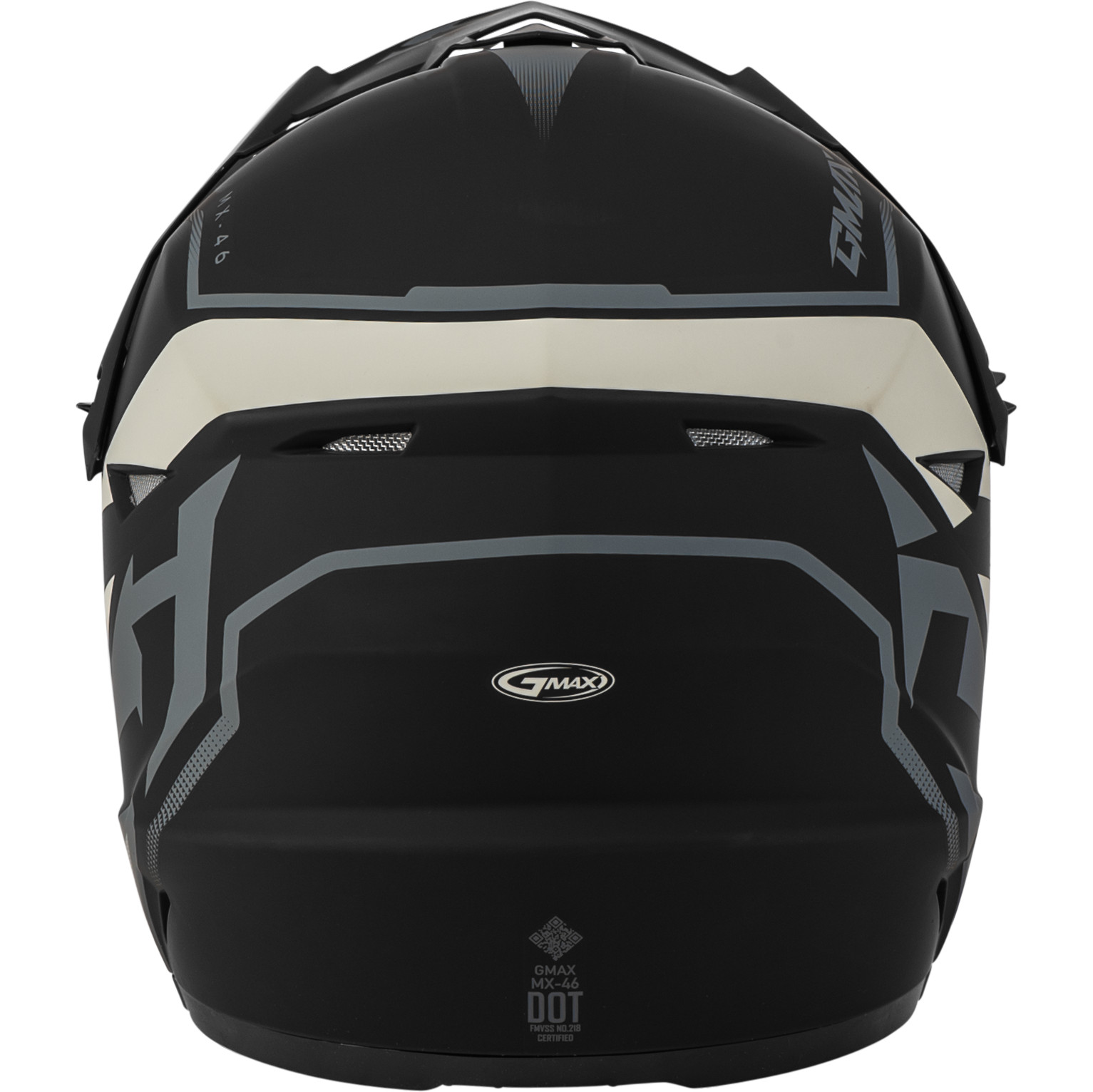 GMAX MX-46 Compound Helmet Matte Black/Grey/White XL