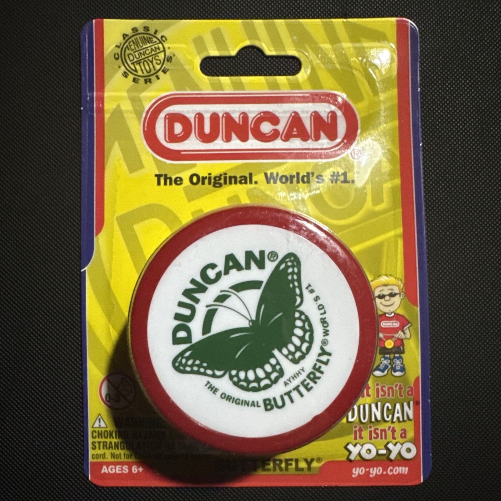DUNCAN  BUTTERFLY YO YO NEW in Package NIB The Original World's #1