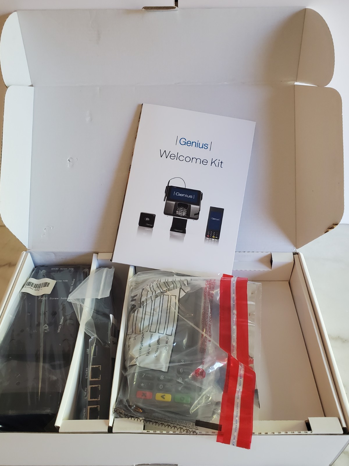 Verifone P400 Plus Payment Terminal  Genius P2PE  As-Is  new in box