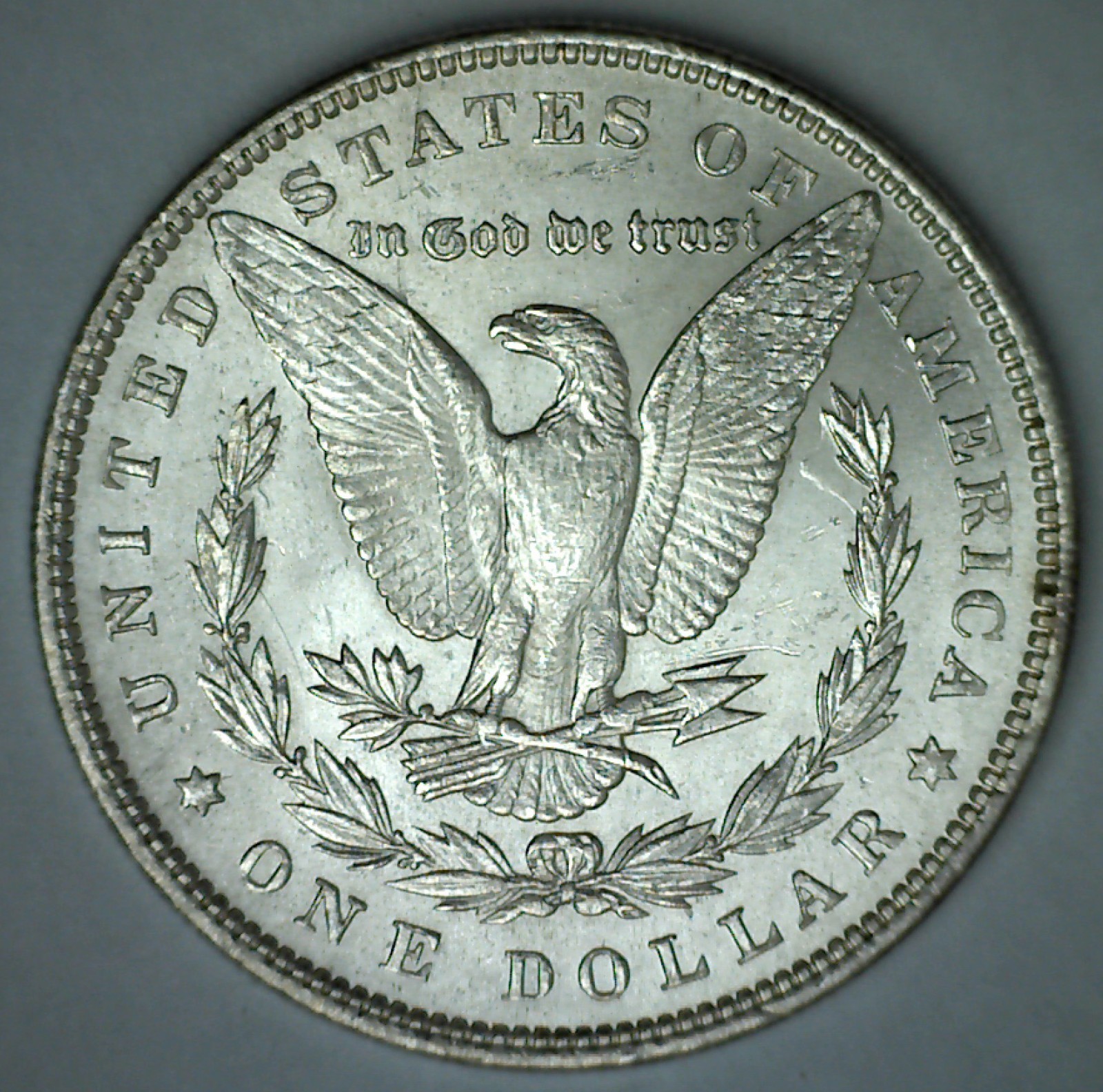 1890 Morgan BU Silver One Dollar United States Coin Philadelphia $1 Uncirculated