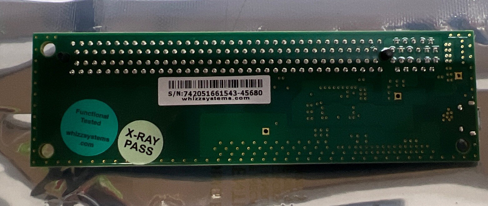 Whizz Systems 3900151-01-1543, PCI Loopback Card