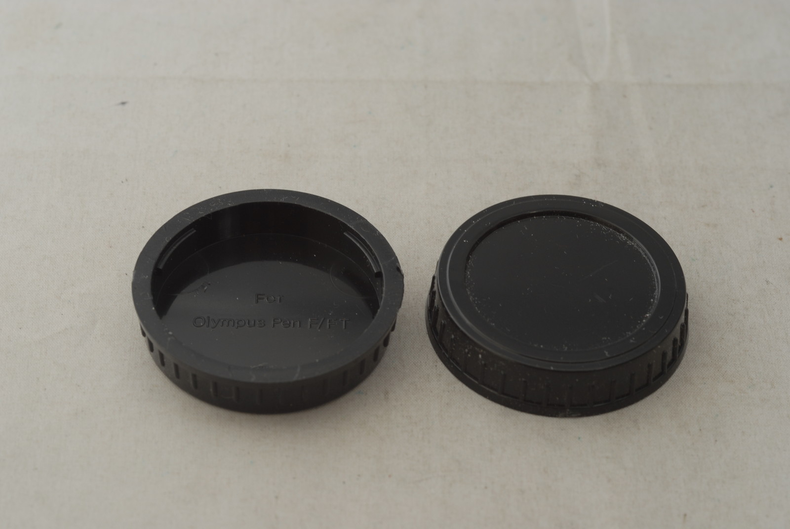 New! 2 x Rear Lens Caps for Olympus Film Half-Frame Pen F/FT Lens
