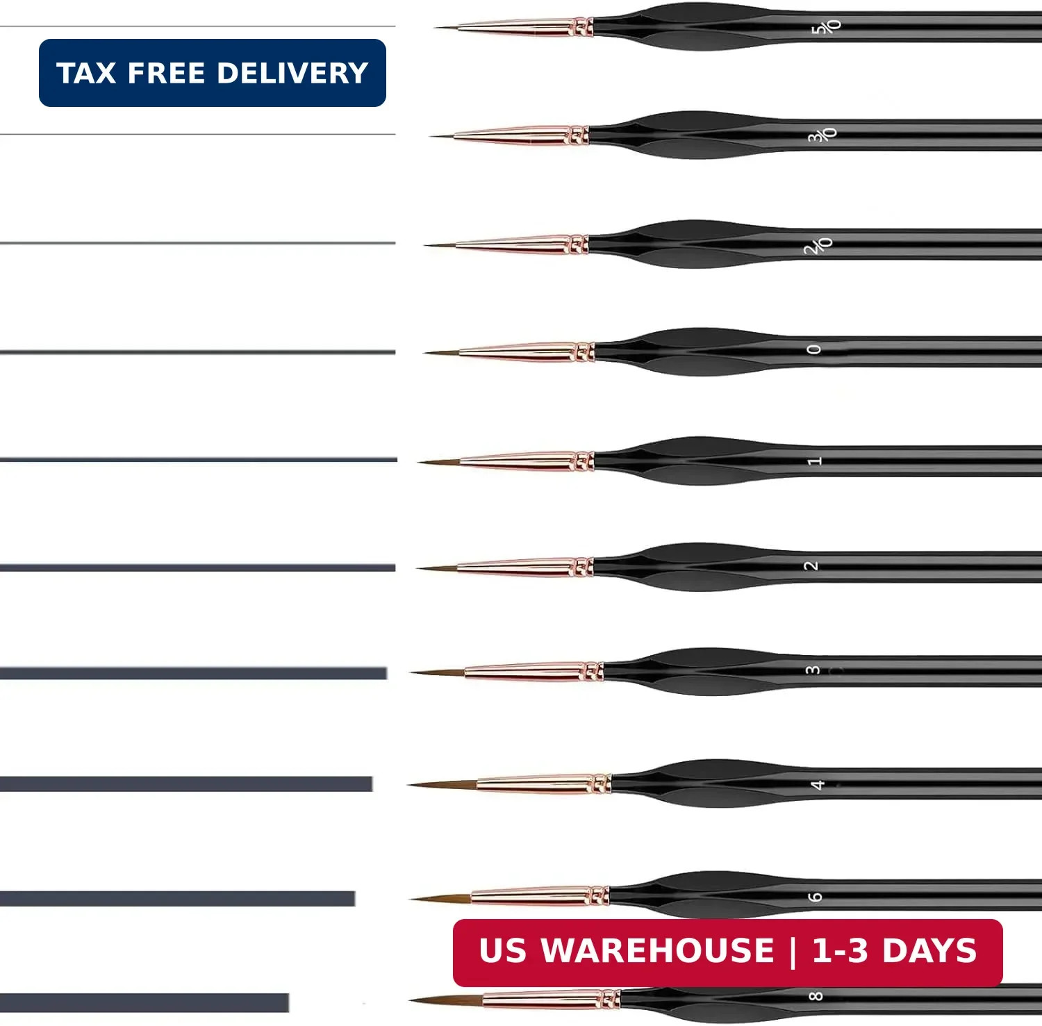 Miniature Paint Brushes Set, Back to School Supplies 10pcs Detail Paint Brushes