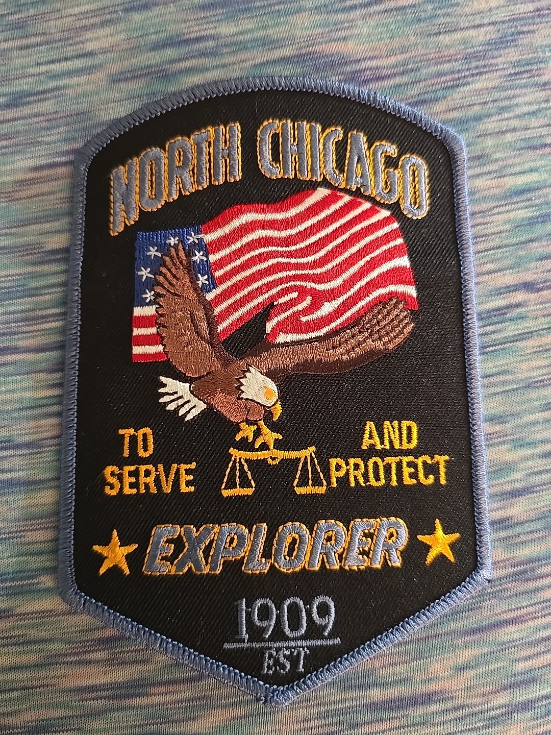 NORTH CHICAGO ILLINOIS IL To Serve And Protect EXPLORER POLICE PATCH