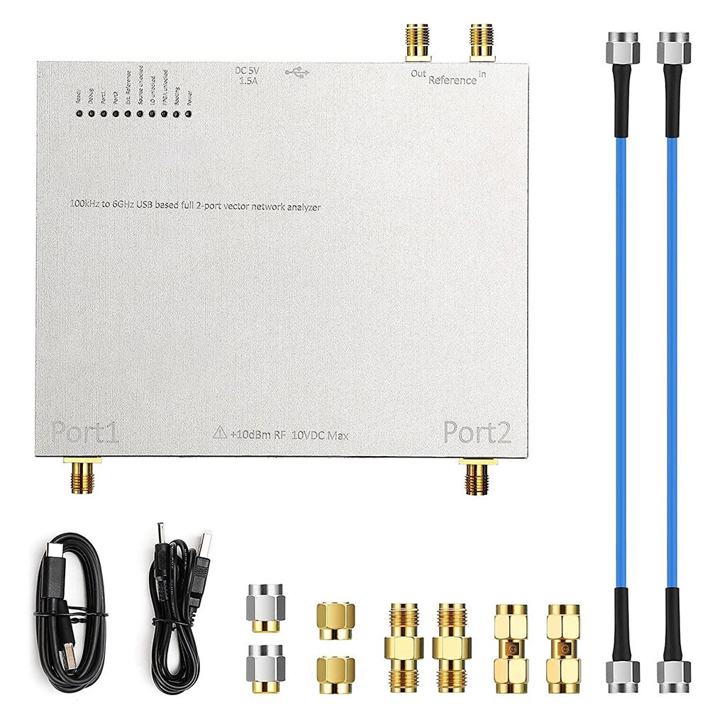 2-Port VNA For Laboratory Use Effective Dynamic Range 100dB Calibration Kit