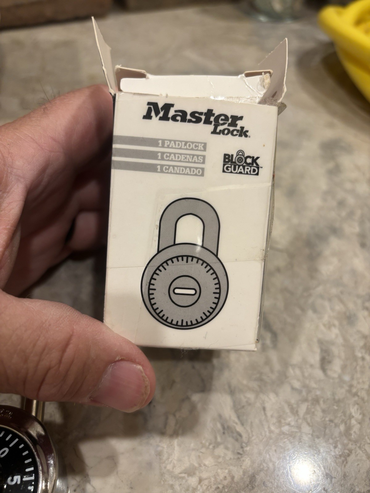 2 Master Lock Block Guard Resettable Combination Padlocks, matched pair NEW