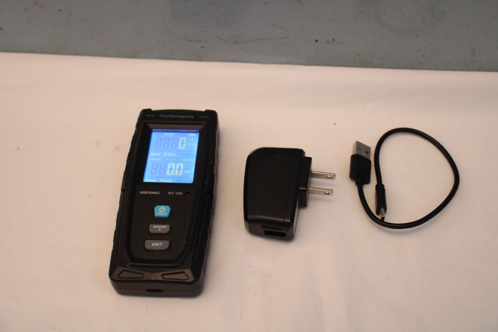 ERICKHILL RT100 EMF Meter Electromagnetic Field Radiation Detector w/USB CHARGER