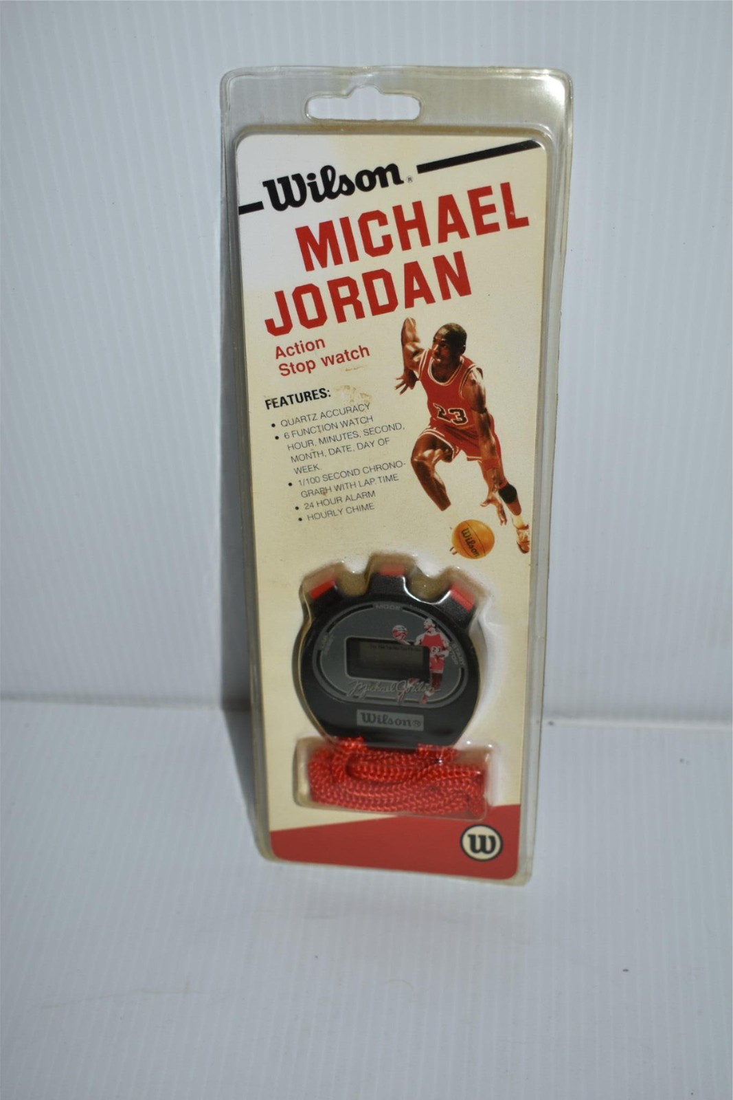 WILSON MICHAEL JORDAN ACTION STOP WATCH - NEW (QKM153)