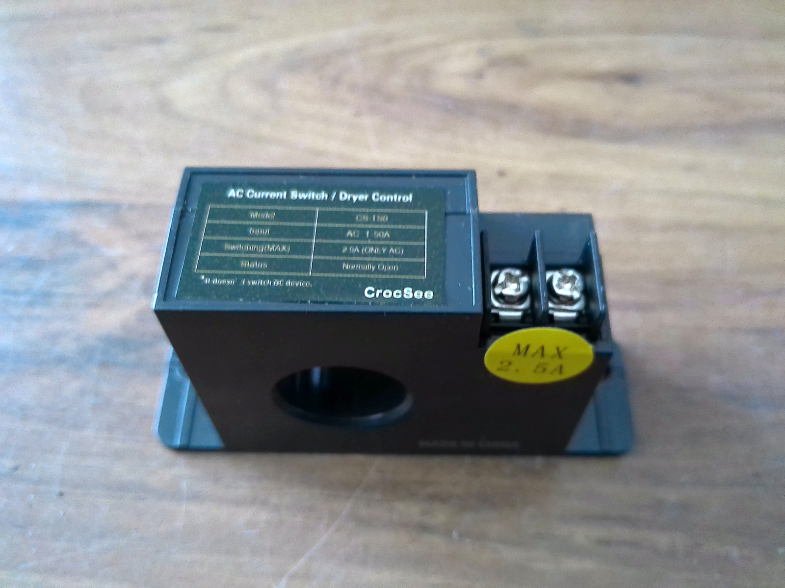 CrocSee AC Current Switch / Dryer Control CS-TS0, Max 2.5A Free US Shipping