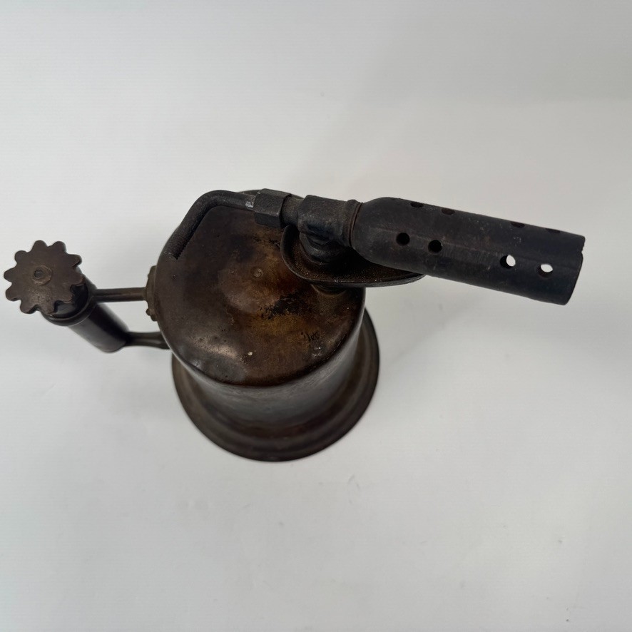 Vintage Blow Torch Plumbers Soldering Brass Tool