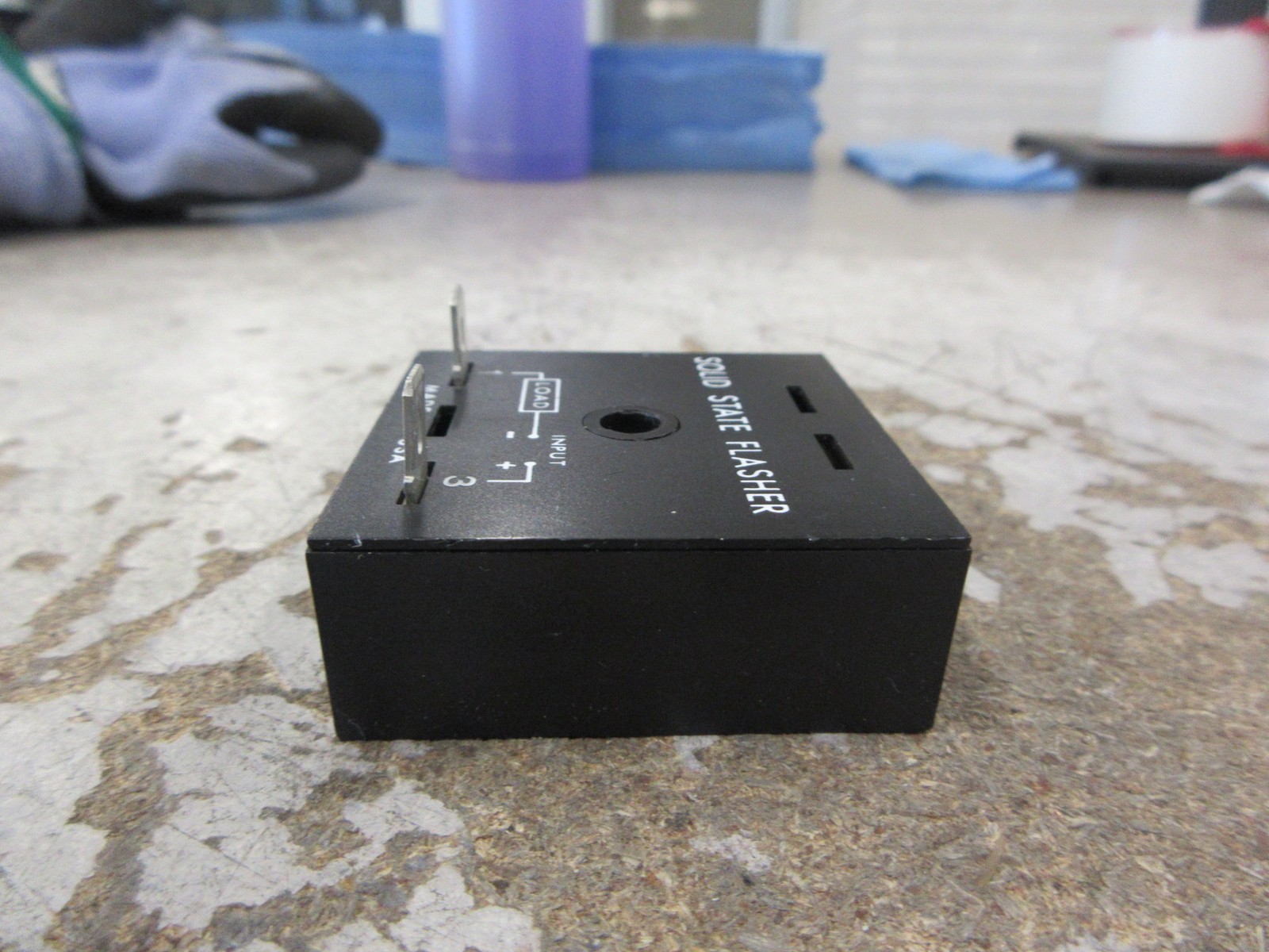 SSAC Entrelec Solid State Flasher FS324 75FPM 24VDC 1.5A Used