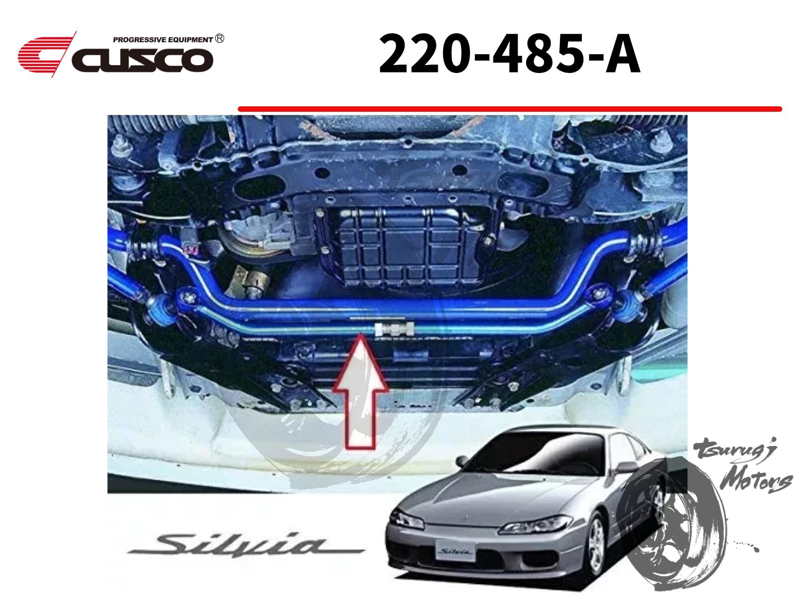 CUSCO genuine Tension rod Bar NISSAN Silvia 180SX RS13 2WD 1800 1800T 220 485 A