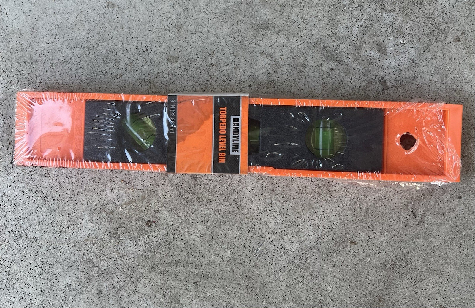 9" inch Magnetic Torpedo Carpenter LEVEL 3 Vials Vertical Horizontal 45 deg TH35