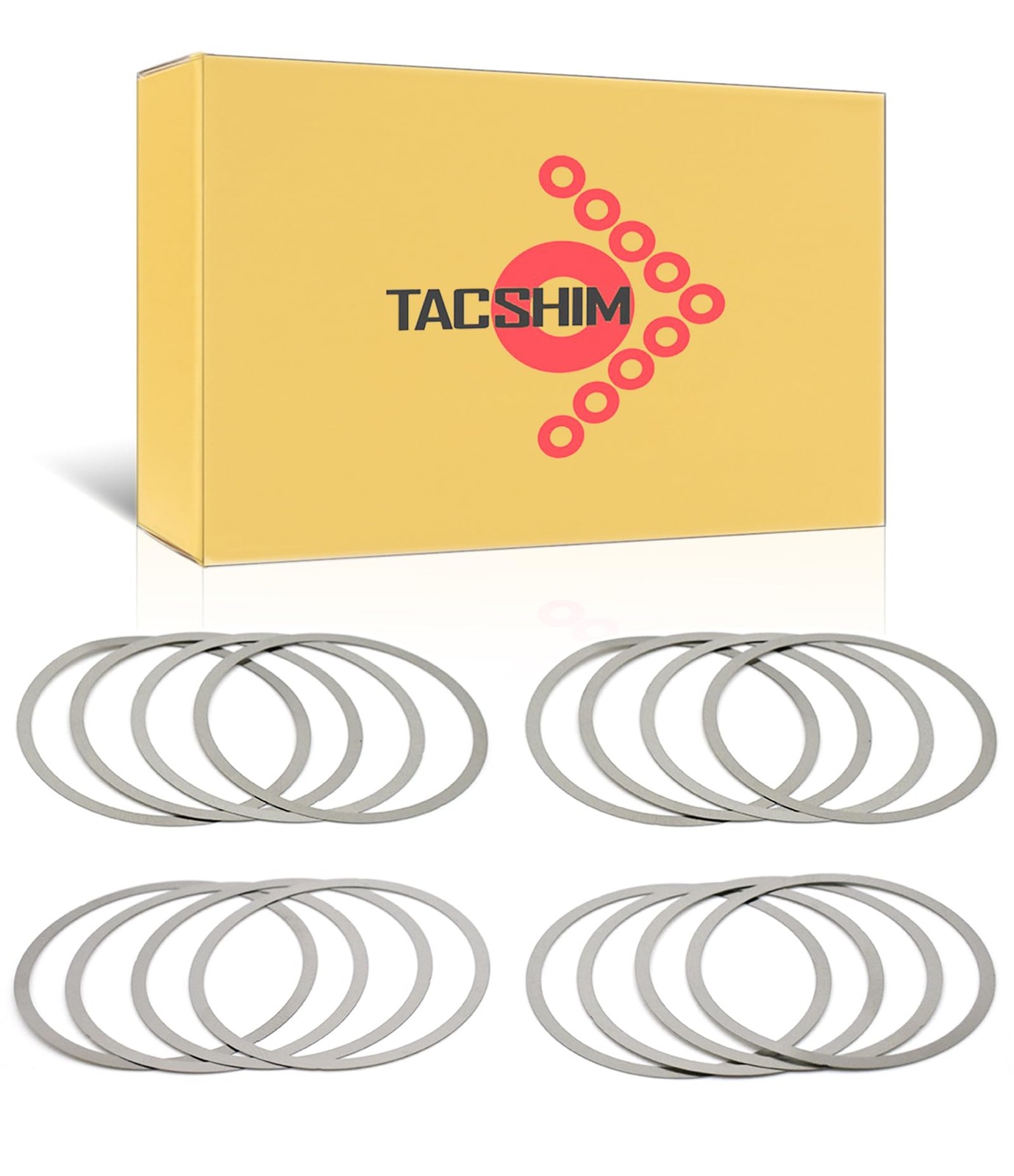 TACSHIM Barrel Nut Shim Kit for .308 (16 Pack) MFR#10BN 5/8, Silver