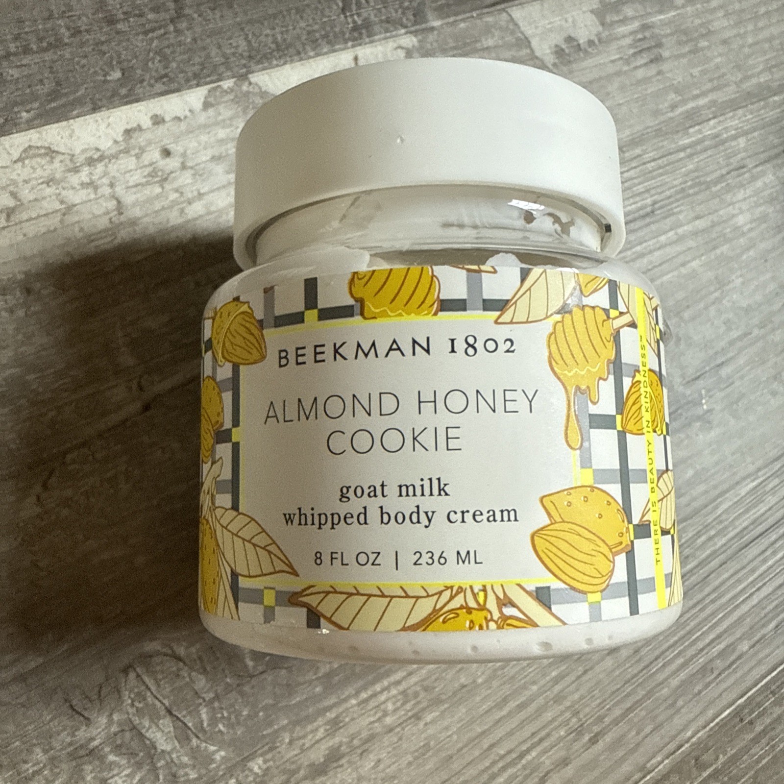 Beekman 1802 Goat Milk Whipped Body Cream 8 fl.oz.  Almond Honey Cookie (NEW)
