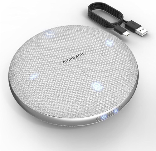 AiSpeech M4 Bluetooth Speakerphone Conference Microphone AI Noise Reduction