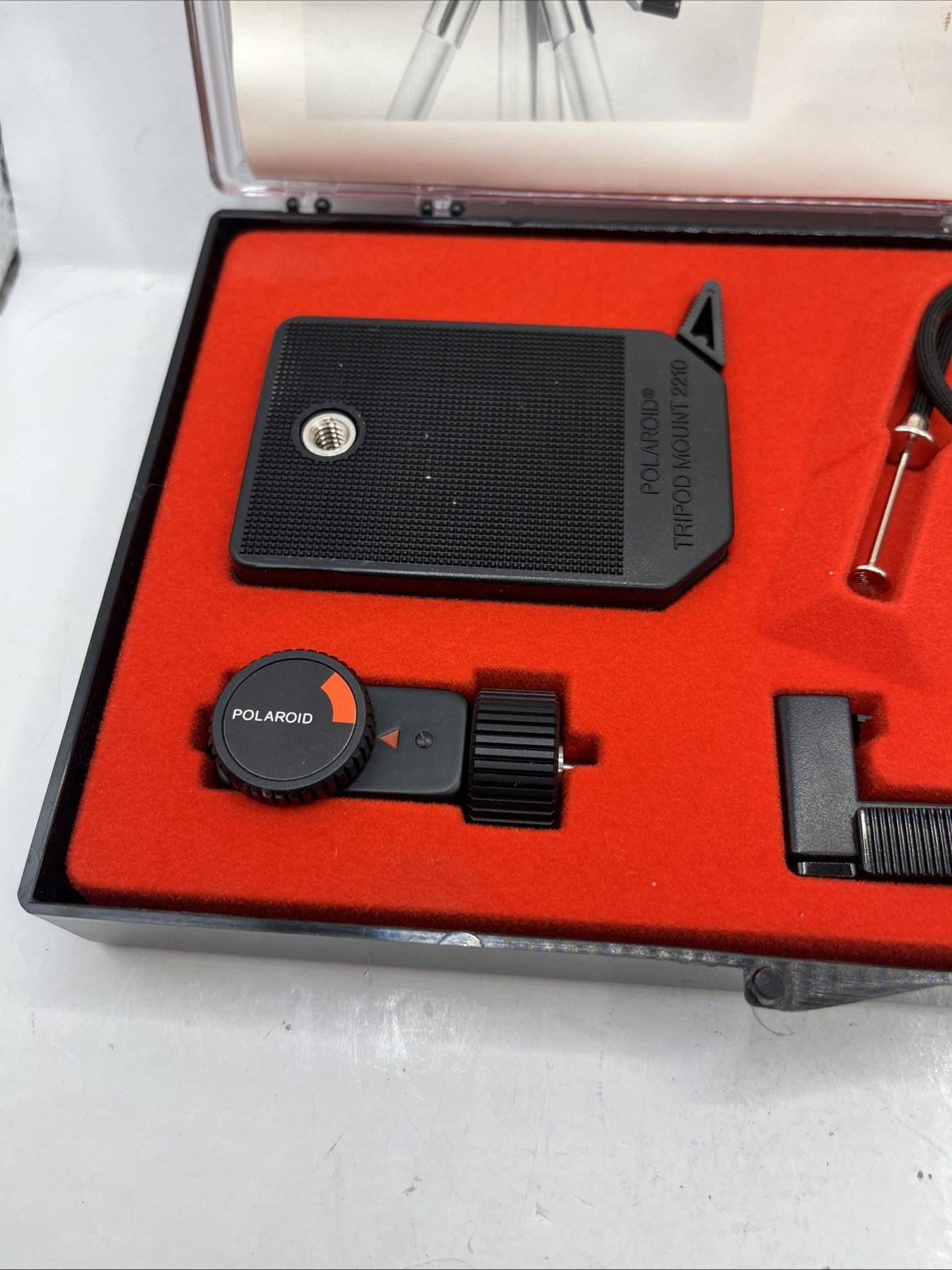 Polaroid Pronto! Accessory Kit #186 new in box self timer, cable release, holder